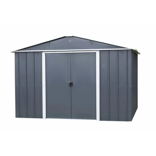 Sélection utile：Abri de jardin métal sans plancher coloris anthracite Yardmaster Trigano - 4,4 m²