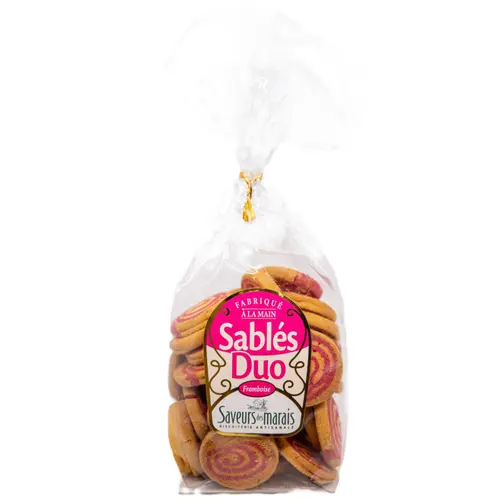 Jardin actuel:Sablés duo framboise Saveurs des marais - 210 g