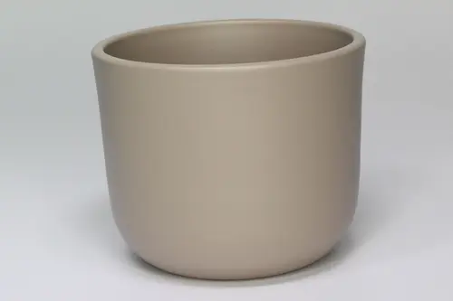 Jardin et pratique:Cache-pot La Belle Verte coloris marron - Ø 13 x 13 cm