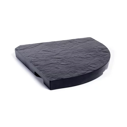 Loisirs au jardin:Dalle pour parasol déporté coloris anthracite - 18 kg
