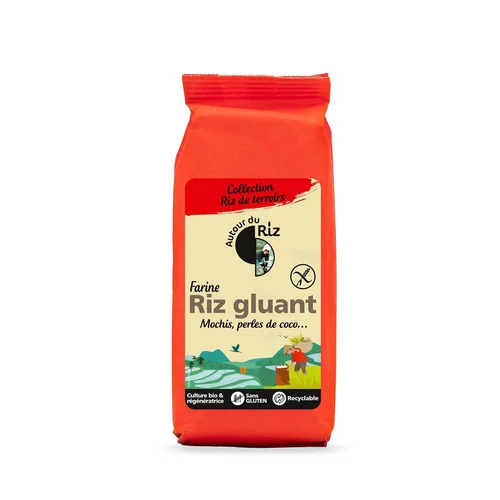 Univers jardin:Farine de riz gluant bio Autour du Riz - 350 g