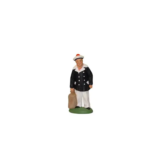 Univers extérieur：Personnage de crèche de Noël marin Santons Escoffier - 3,4 x 2,5 x 7,4 cm