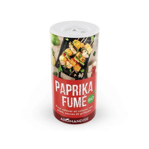 Jardin en douceur：Paprika fumé bio Aromandise - 60 g