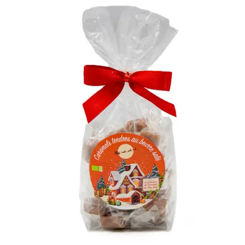 Pour vivre le jardin autrement:Caramels au beurre salé de Noël bio Maison Armorine - en sachet de 150 g