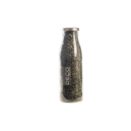 Une solution pour l’extérieur：Granulat vert olive de 2 à 3 mm en bouteille de 500 ml