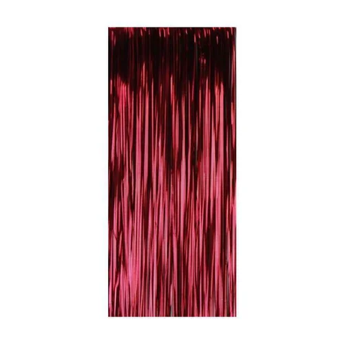 Facile à intégrer au jardin:Lametta Plastique 49 cm Rouge