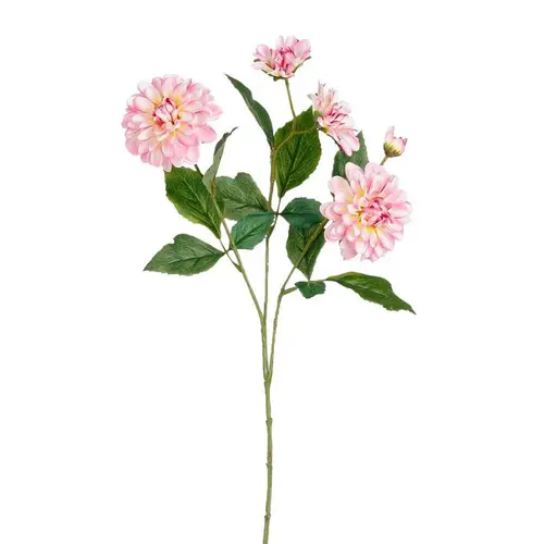 Loisirs extérieur:Tige de dahlia artificielle en plastique recyclé lilas - 67 cm