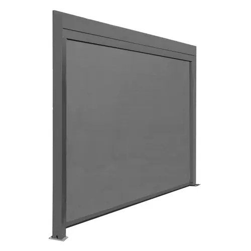 Extérieur facile：Rideau extérieur pour pergolas bioclim coloris gris - 3 m