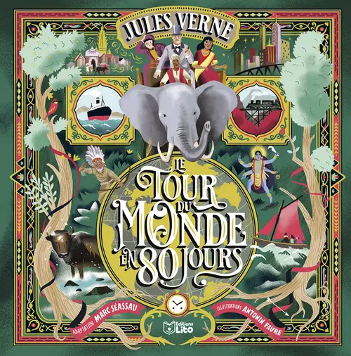 Parfait au jardin:Livre "Le tour du monde en 80 jours" aux Éditions Lito