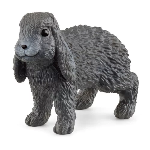 Accessoire extérieur：Lapin bélier multicolore Farm World - 4.7 cm