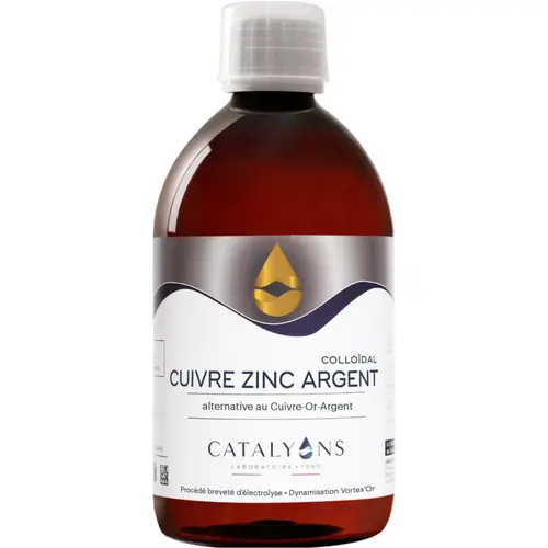 Essentiel extérieur：Oligo-éléments Catalyons Cuivre-Zinc-Argent - 500 ml