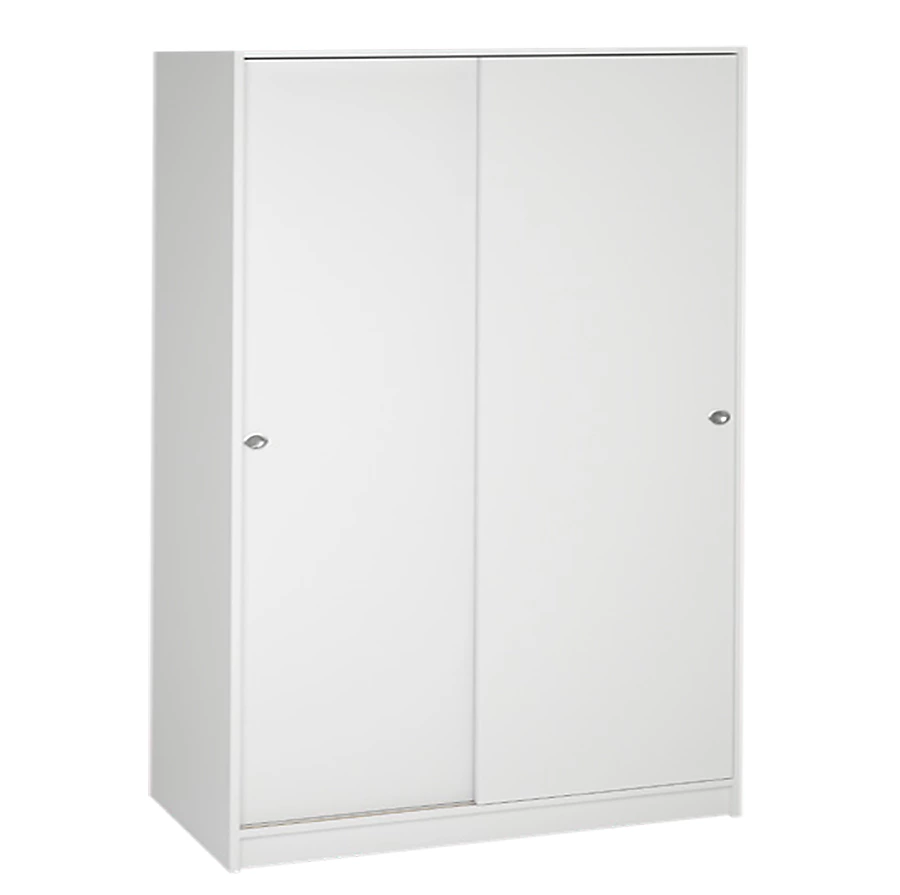 Armoire placard / meuble de rangement coloris blanc – Hauteur 180 x Longueur 90 x Profondeur 50 cm