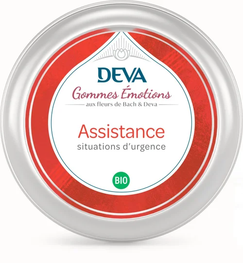 Vie dehors:Gommes assistance situations d'urgence bio et vegan Deva - 45 g