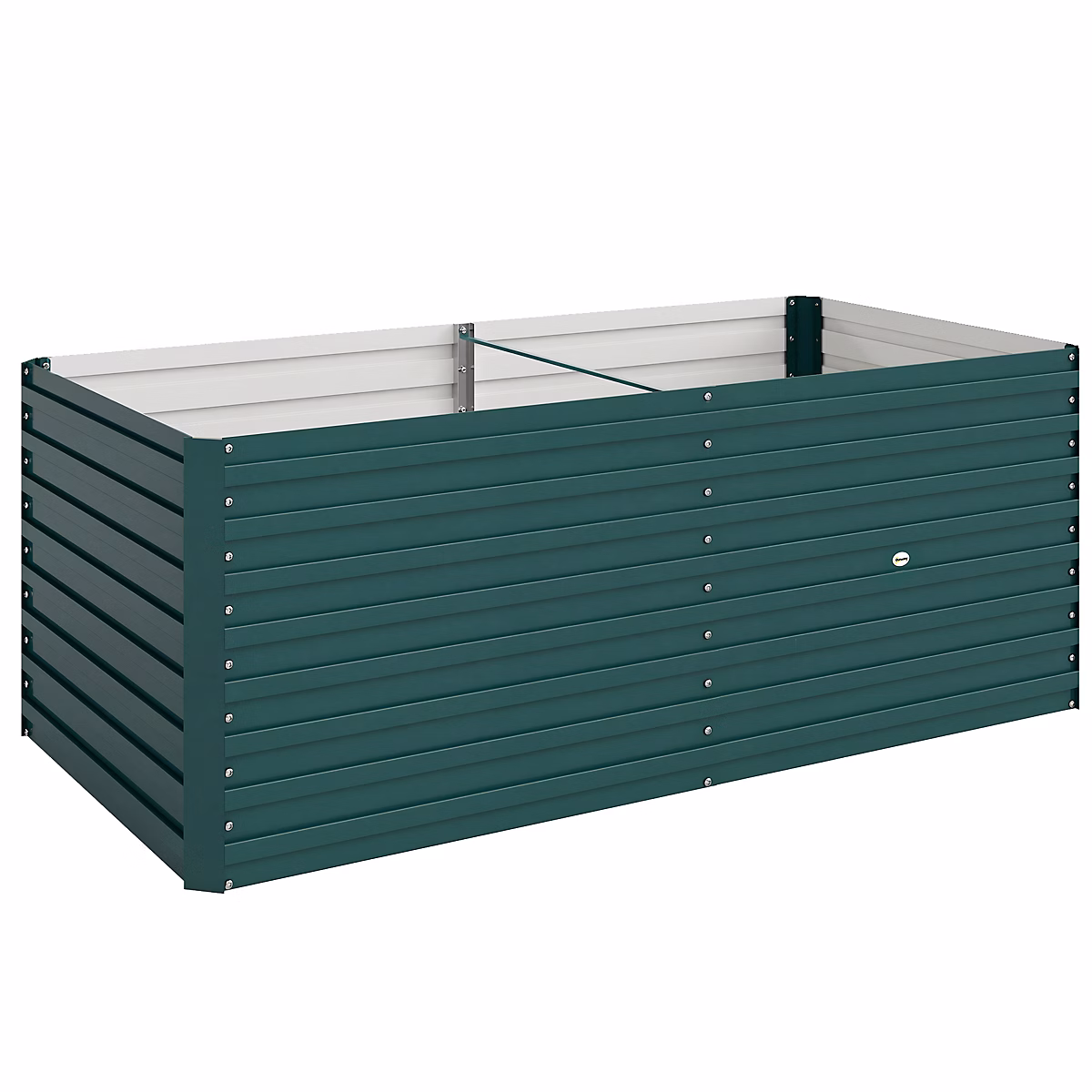 Carré potager jardinière 160L x 80l x 60H cm tôle d'acier ondulée – Réf. VBMOKKORM2703879915