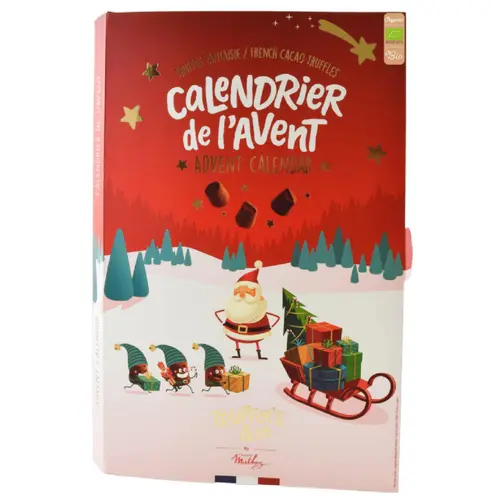 Pour vos aménagements extérieurs：Calendrier de l'Avent de truffes Mathez - 39 x 24,5 cm