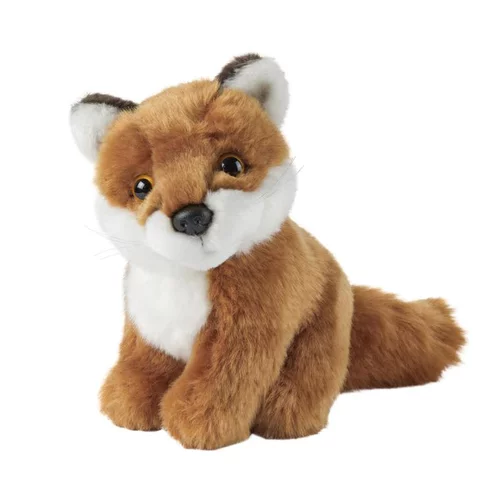 Extérieur adapté:Renard assis peluche 15 cm pour tout âge