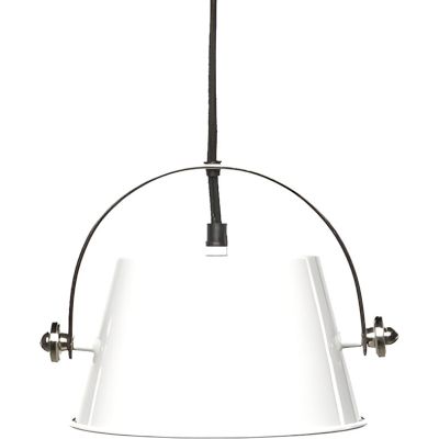 Suspension Indus en métal blanc (Modèle 2)