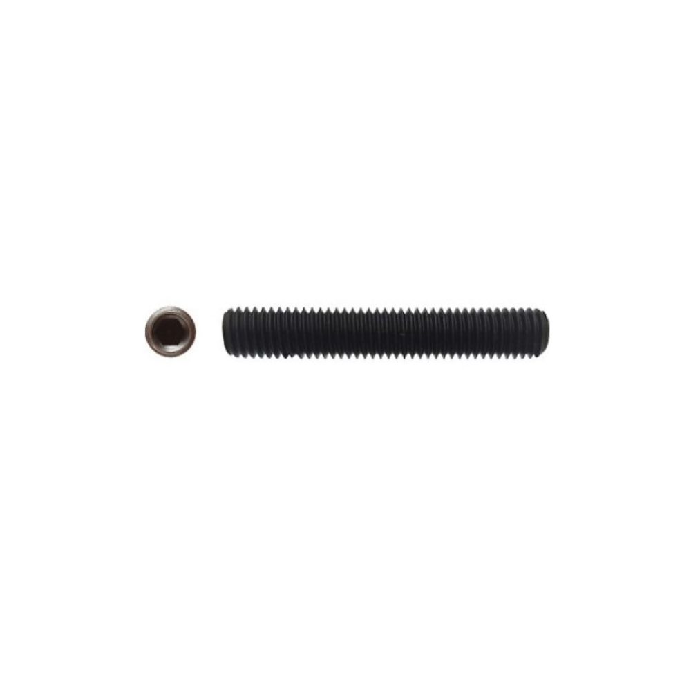200 Vis Sans Tête 6 Pans Creux à Bout Plat STHC 4 × 20 mm – DIN 913, 45H, Brut, D-Work
