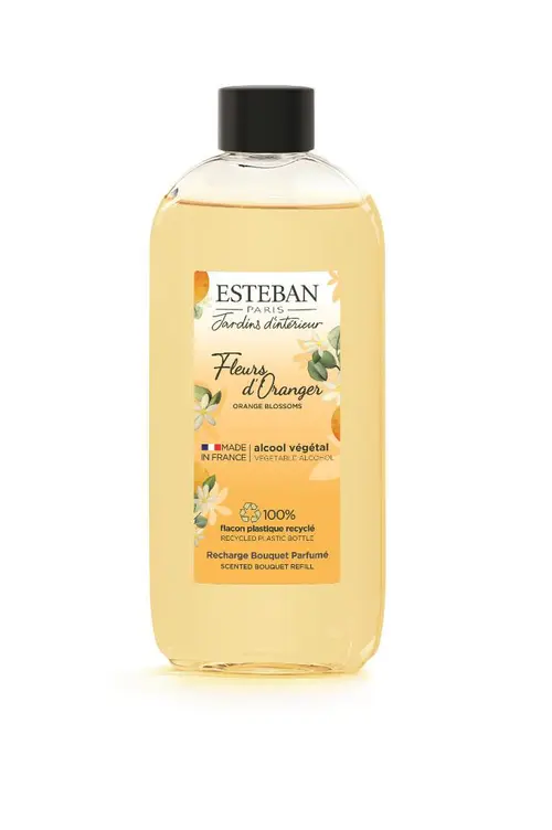À découvrir au jardin：Recharge pour bouquet parfumé Esteban parfum Fleur d’oranger - 200 ml