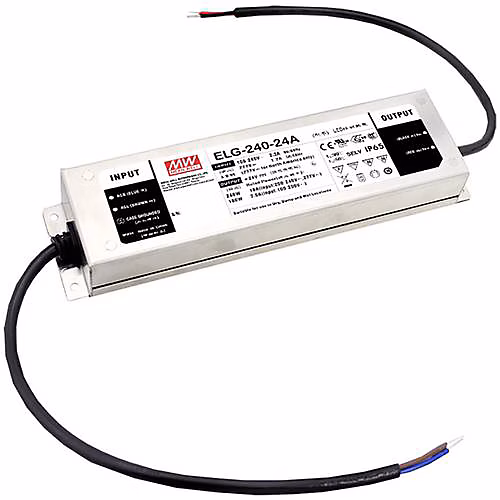 ELG-240-42AB-3Y Driver LED tension constante 240 W – IP65, boîtier métallique