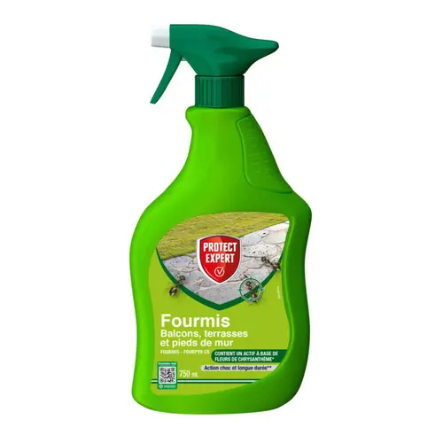 Confort dehors:Pulvérisateur anti-fourmis au pyrèthre Protect Expert – 750 ml
