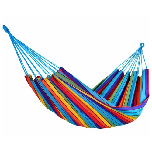 Pour un extérieur plus pratique:Hamac coloris multicolore en polypropylène Kocon Hamac Jobek - 340 x 140 cm