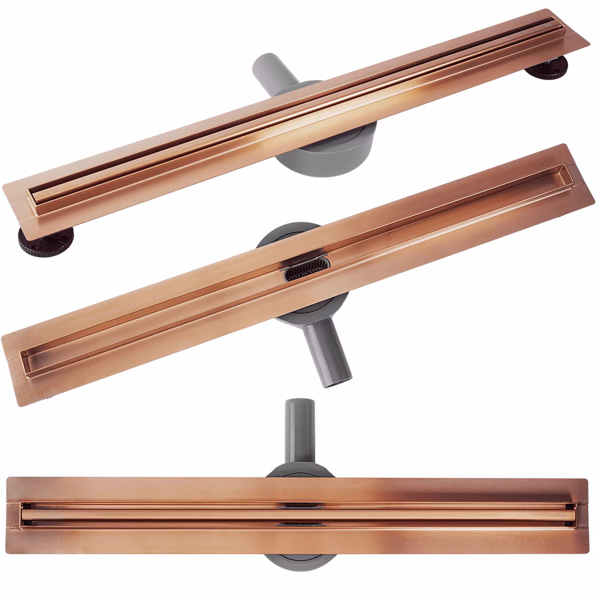 Evacuation des eaux – Drain Linéaire Rea Neox Slim Pro 700 Brush Copper