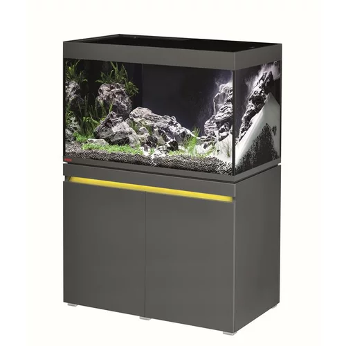 Pour vos projets jardin:Aquarium eau douce avec meuble coloris graphite Eheim Incpiria 330L