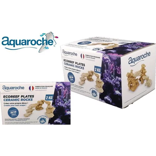 Pour tous vos projets extérieurs:Roche en céramique à encastrer Aquaroche Ecoreef Plates nano - 2 kg