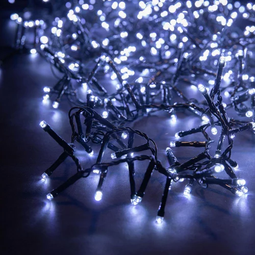 Jardin pour tous:Guirlande lumineuse LED à lumière animée blanc froid - 4 m
