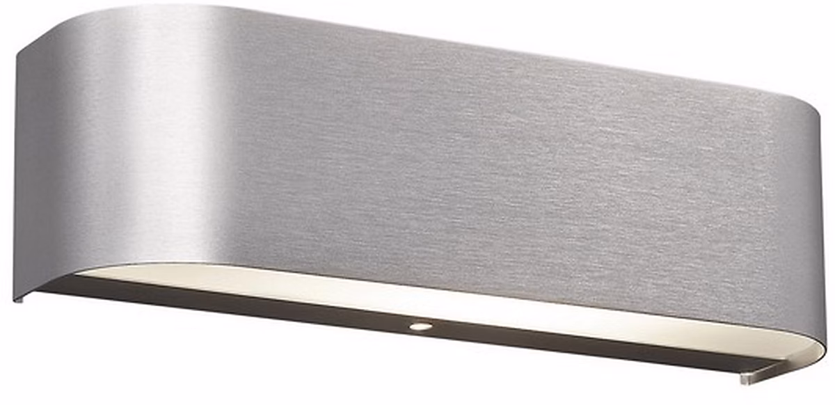 Applique LED 2x 3 – 1W | 3000K | 310 lm | aluminium brossé et verre mat blanc | Trio | Adriano