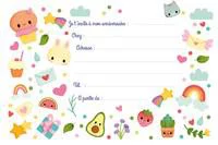 Choix utile：Cartes Mignonnettes anniversaire + enveloppes aux Éditions Titi Pinson