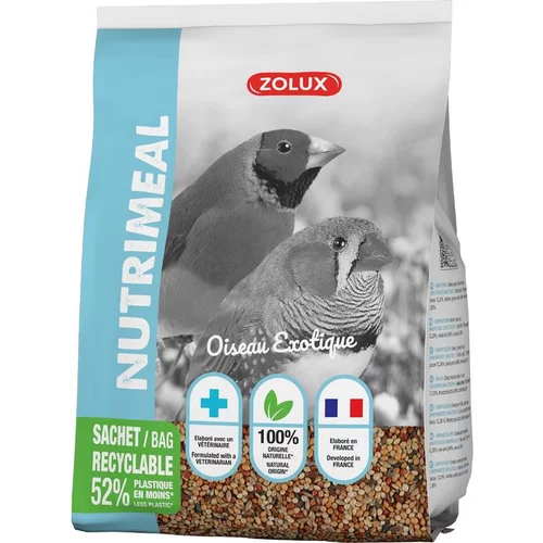 Jardin & confort:Aliment pour oiseaux exotiques Zolux Nutrimeal - 800 g