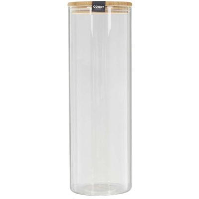 Bocal en verre et bambou 2L