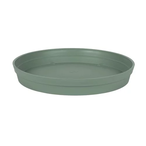 Solution simple:Soucoupe ronde en polypropylène vert laurier Eda Toscane - Ø 34,5 cm