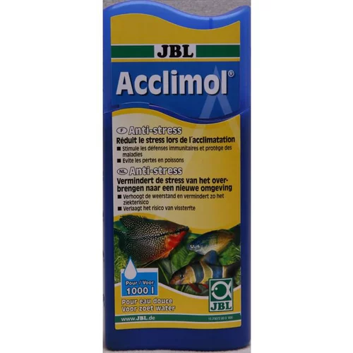 Pour embellir le jardin:Conditionneur d'eau acclimol Jbl bleu 250 ml