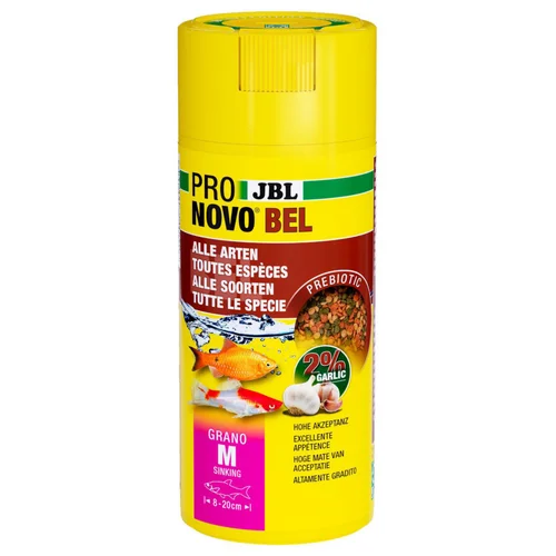 Jardin et pratique:Granulés pour poissons d'aquarium JBL Bel Grano M Click - 250 ml