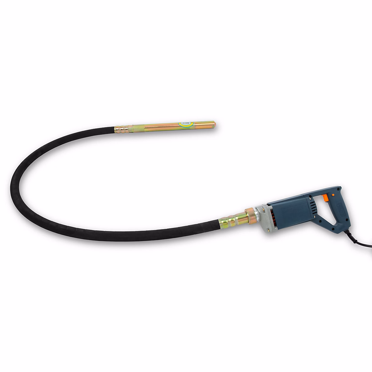EBERTH Vibreur à béton 800W – Compresseur à béton, longueur de tuyau 2m, bouteille vibrante en acier avec un diamètre de 35mm