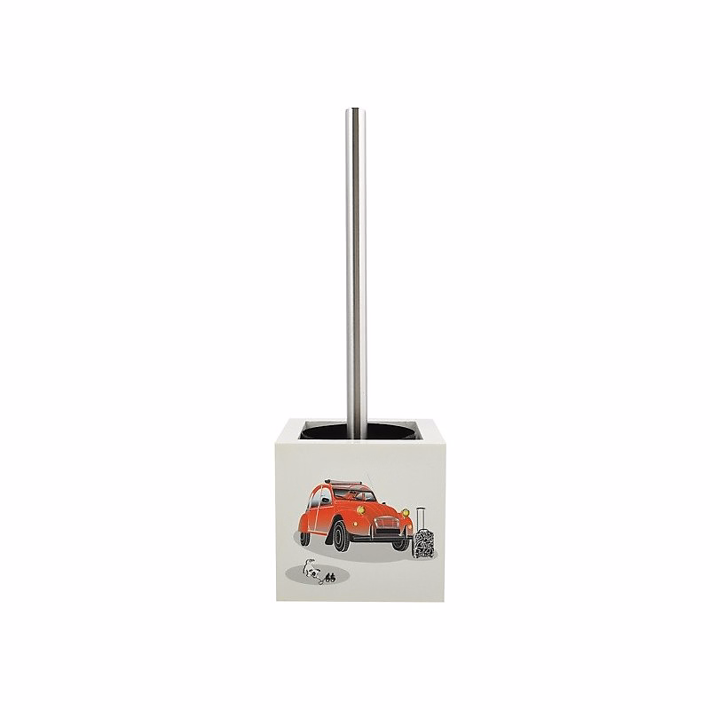 Brosse Wc avec support MDF Inox Voiture 2CV MSV – Réf. LWRXRBYZW0058786586
