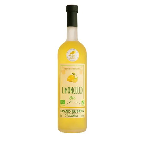 Le bon choix pour l’extérieur:Limoncello bio 25° Grand Rubren - 70 cl
