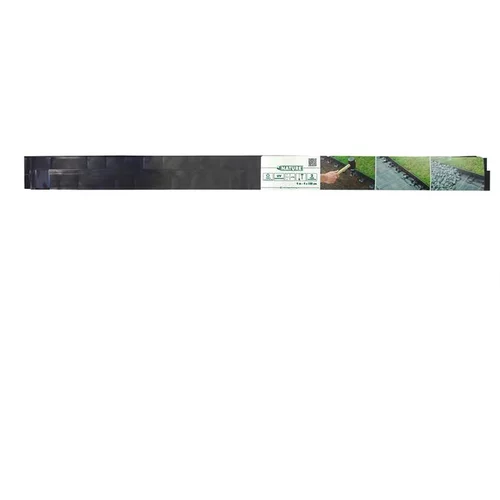 Un indispensable au jardin：Bordure à gazon à poser x 4 + 16 ancres de fixation 1 mètre x H 4,5 cm