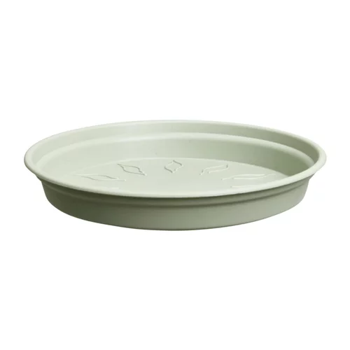 Jardin utile:Soucoupe ronde en plastique vert pierre Elho green Basics - Ø 29 cm
