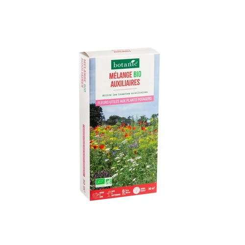 Idée nature：Mélange de graines pour auxiliaires bio botanic® - graines à semer (30 m²)
