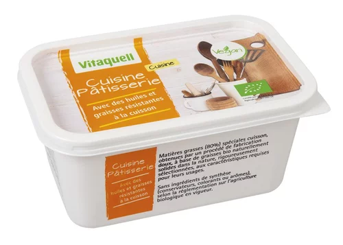 Déco extérieur:Margarine Cuisine avec arômes bio Vitaquell - 500 g
