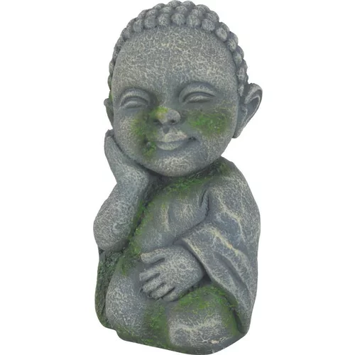 Espace vert malin:Décoration pour aquarium en résine coloris gris Zolux statue d'Asie Bouddha modèle 1