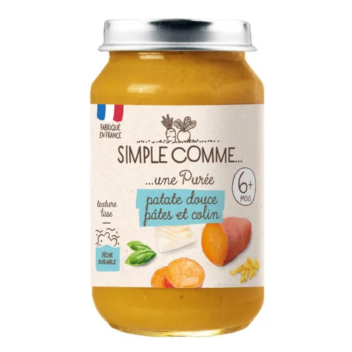 Pour transformer votre jardin:Pot patate douce polenta colin bio Simple Comme - 190g