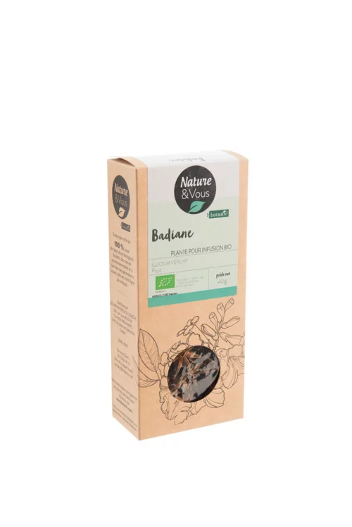 Qualité jardin:Infusion bio badiane fruit Nature & Vous – 40 g
