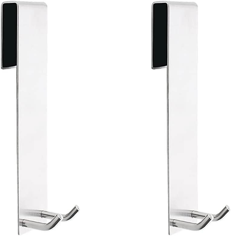 Crochets de douche en acier inoxydable – crochets de porte de douche en verre pour suspendre serviettes et peignoirs