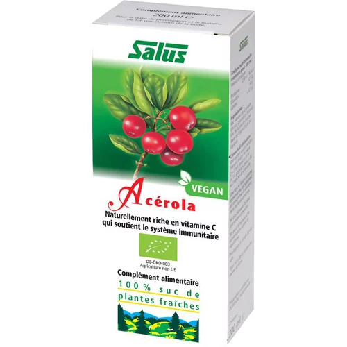 Loisirs au jardin：Suc d'acérola Salus 200ml