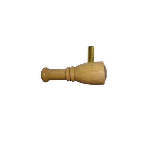 Pour valoriser vos extérieurs:Appeau mésange hupee en bois de couleur beige